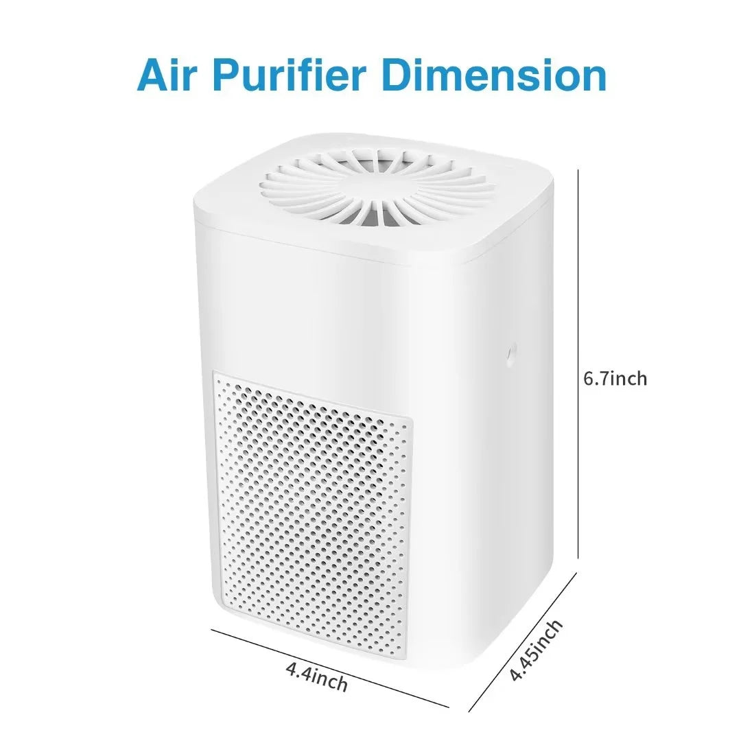 Breathe Easy: Ailkin Mini Air Purifier for Allergies & Asthma - Perfect for Home, Office, and Small Spaces!