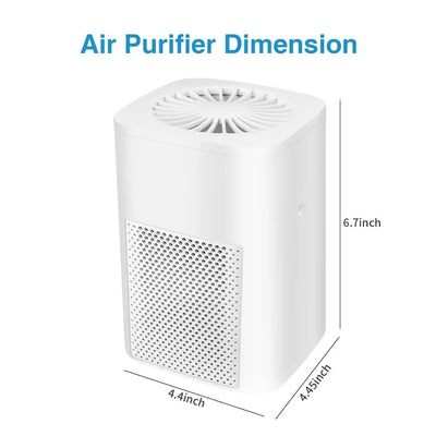Breathe Easy: Ailkin Mini Air Purifier for Allergies & Asthma - Perfect for Home, Office, and Small Spaces!