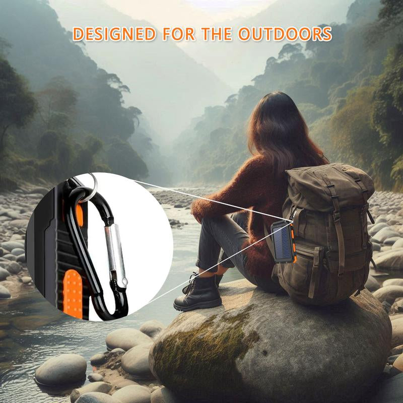 Outdoor Portable, Solar Powered Mobile Power,, for Mobile Digital Electronic Devices, Long Lasting and Durable, for Use When Traveling and Camping