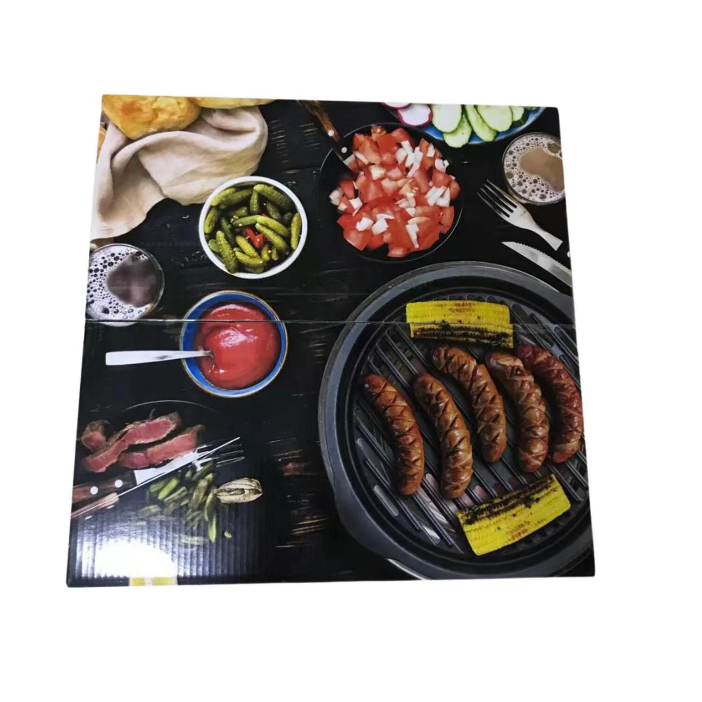 Portable Lightweight Charcoal Grill with FREE Dome Lid & Carry Bag