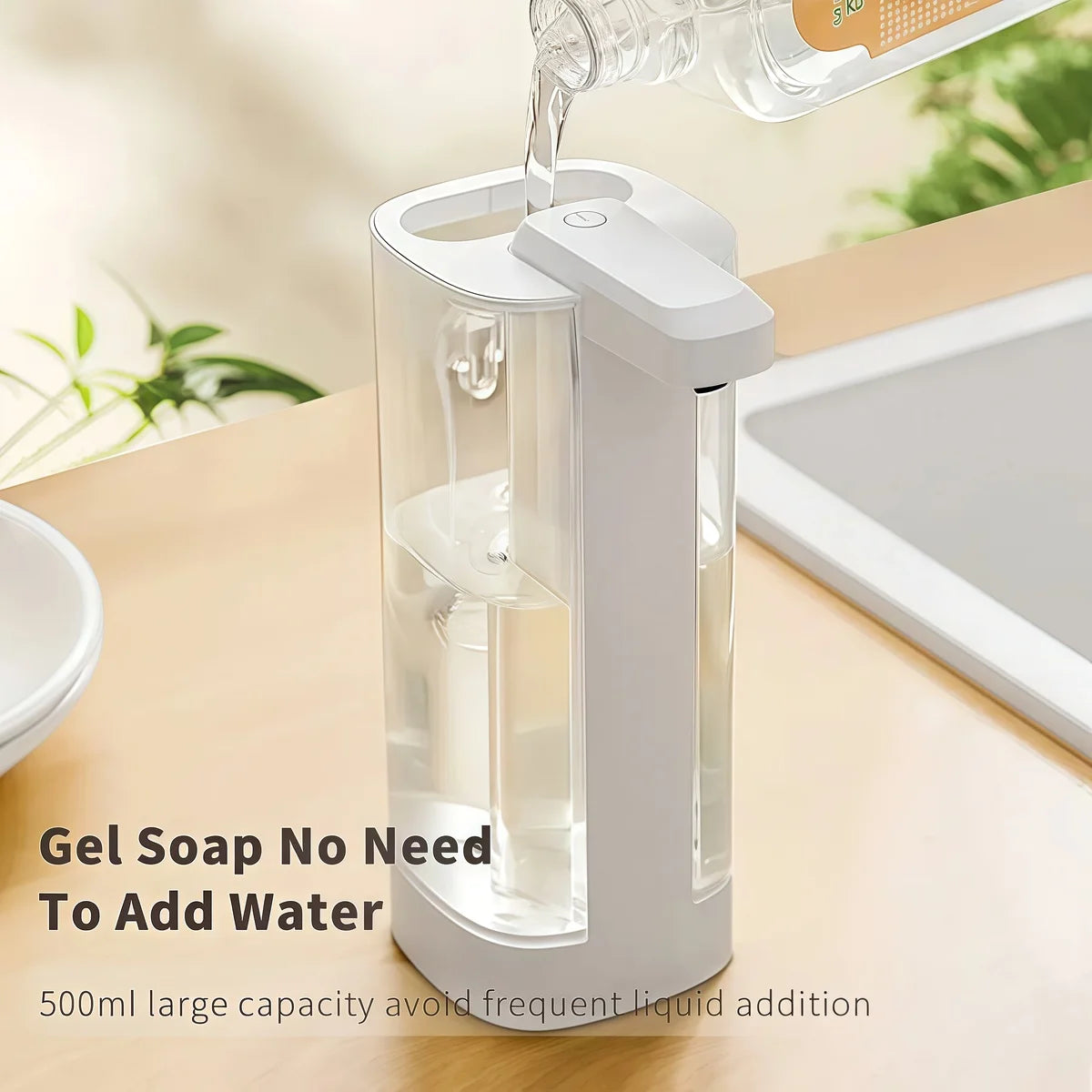 Intelligent Automatic Dishwashing Machine Sensor Intelligent Hand Washing Machine Kitchen Bathroom Hand Sanitizer Soap Dispenser