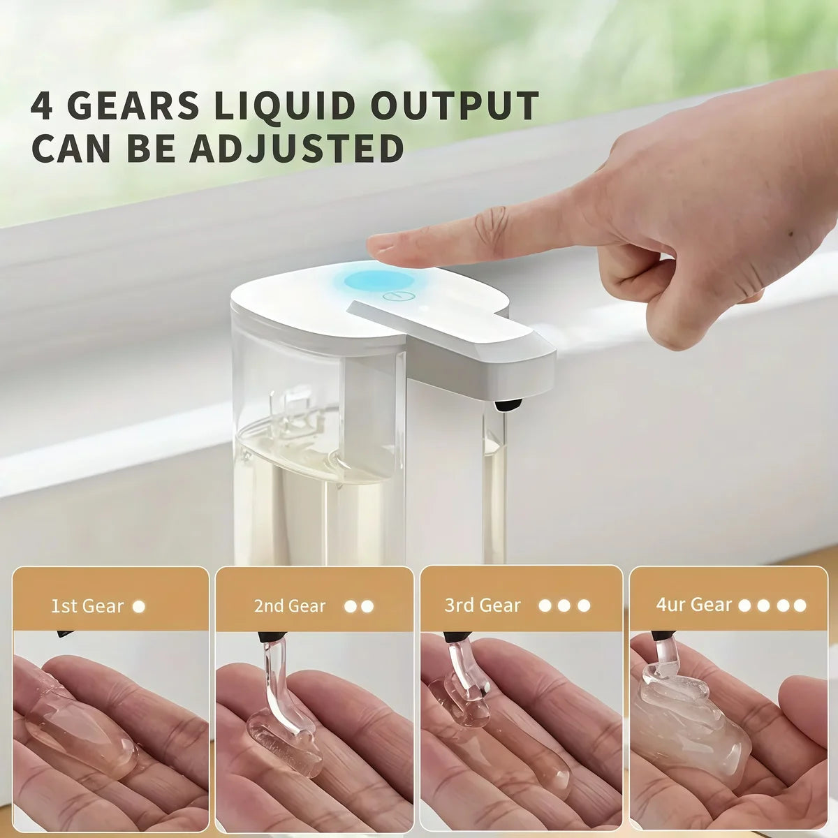 Intelligent Automatic Dishwashing Machine Sensor Intelligent Hand Washing Machine Kitchen Bathroom Hand Sanitizer Soap Dispenser