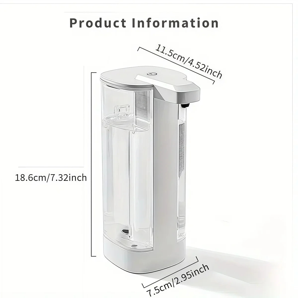 Intelligent Automatic Dishwashing Machine Sensor Intelligent Hand Washing Machine Kitchen Bathroom Hand Sanitizer Soap Dispenser